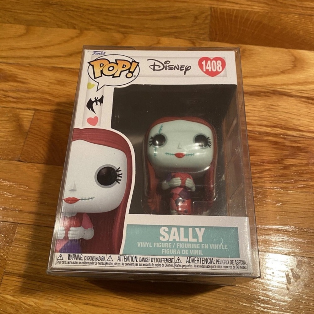 Funko Pop Sally Figure with Red and Blue-Green Colors